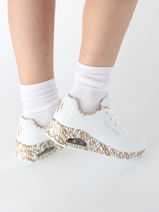 Sneakers Skechers Wit women 155506-vue-porte